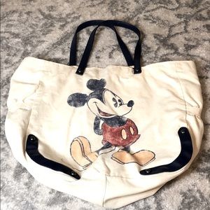 Mickey Mouse canvas tote bag